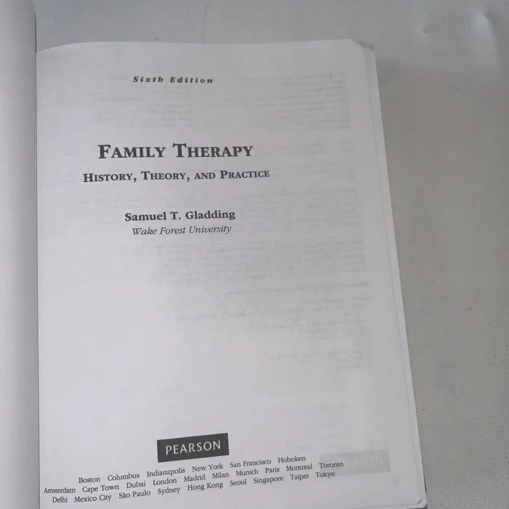 Family Therapy: History, Theory, and Practice by Samuel T. Gladding: Used